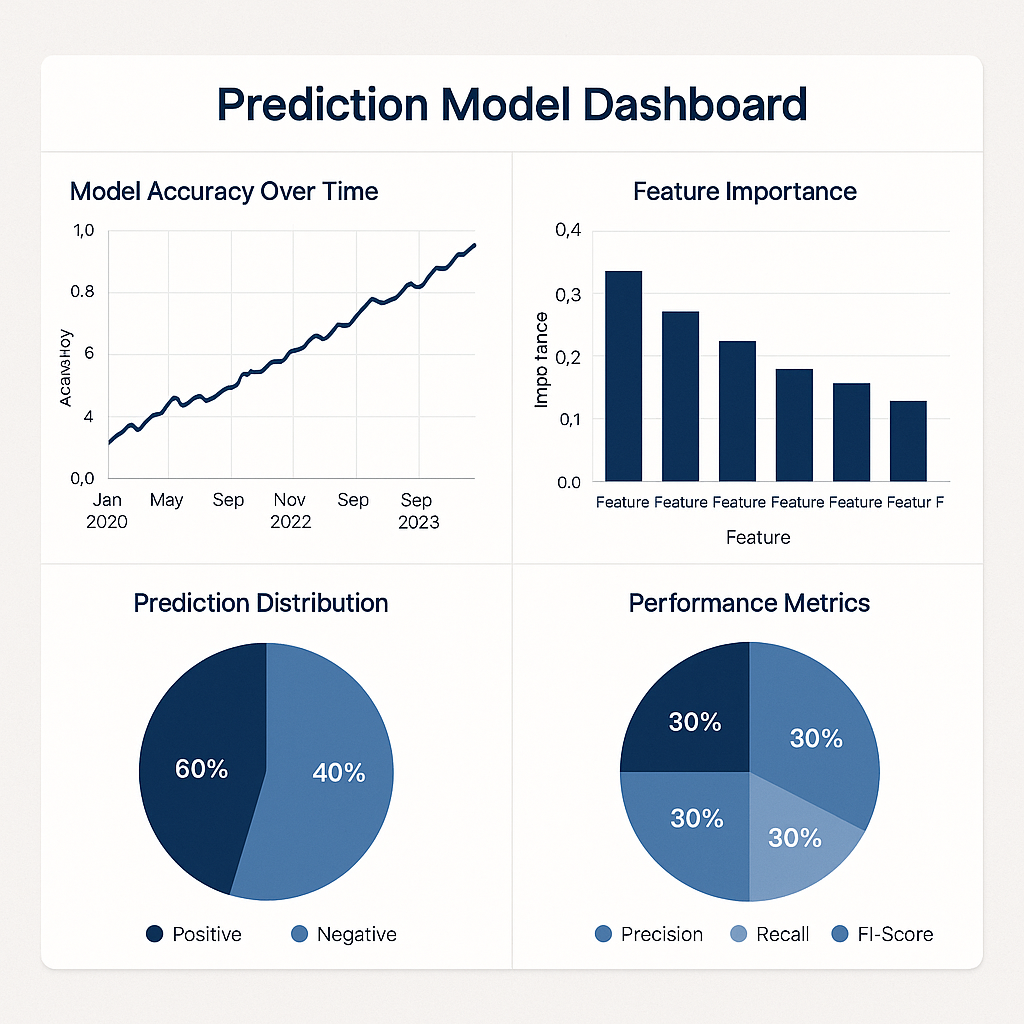 Proceso de integración de datos, análisis y desarrollo de modelos predictivos con dashboards e inteligencia de negocio.